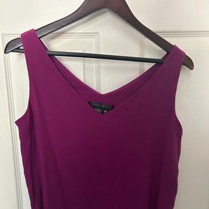 Randy Kemper 100% Silk Short Sleeved Blouse, Size Medium